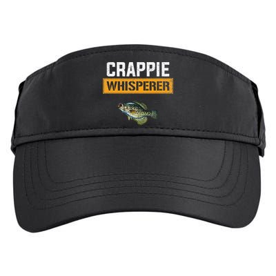 Crappie Whisperer Crappie Fishing Adult Drive Performance Visor