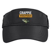 Crappie Whisperer Crappie Fishing Adult Drive Performance Visor