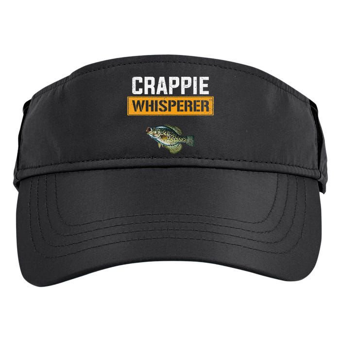 Crappie Whisperer Crappie Fishing Adult Drive Performance Visor
