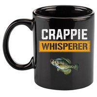 Crappie Whisperer Crappie Fishing 11oz C Handle Ceramic Mug