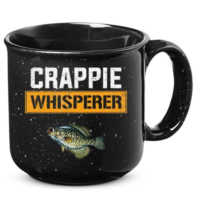 Crappie Whisperer Crappie Fishing 15oz Campfire Ceramic Mug