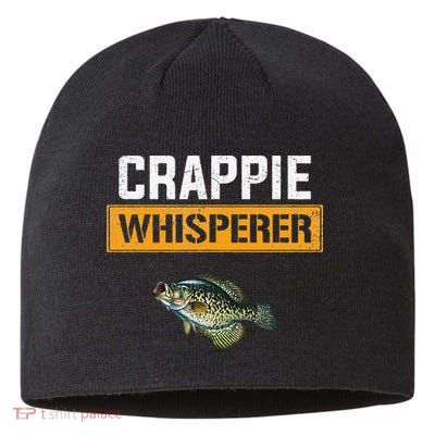 Crappie Whisperer Crappie Fishing Sustainable Beanie