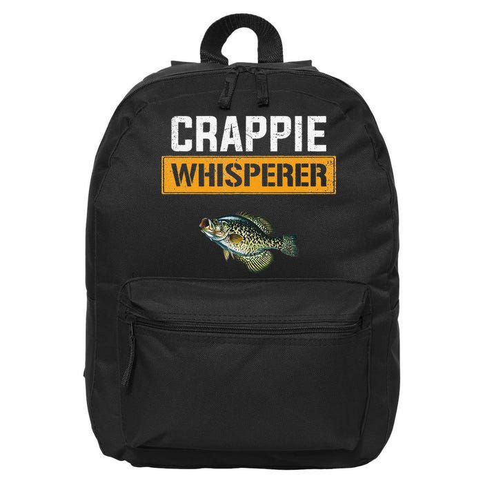 Crappie Whisperer Crappie Fishing 16 in Basic Backpack