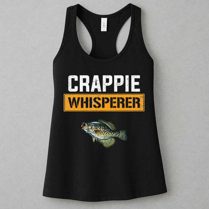 Crappie Whisperer Crappie Fishing Womens Tank Top