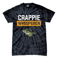 Crappie Whisperer Crappie Fishing Tie-Dye T-Shirt