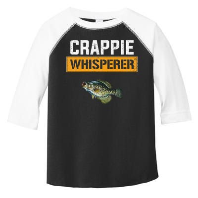 Crappie Whisperer Crappie Fishing Toddler Fine Jersey T-Shirt