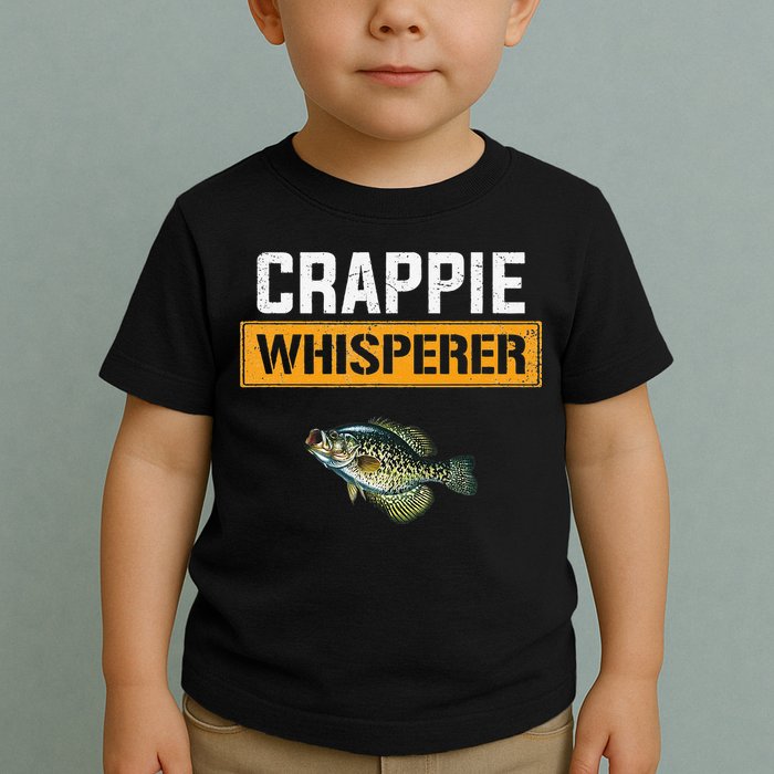 Crappie Whisperer Crappie Fishing Toddler T-Shirt
