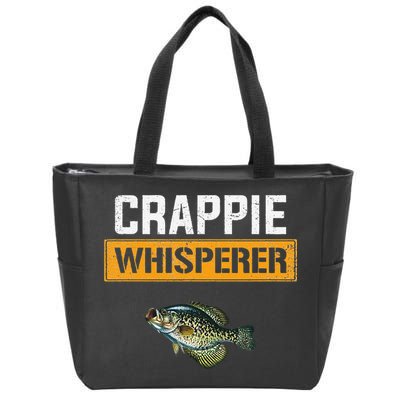 Crappie Whisperer Crappie Fishing Zip Tote Bag