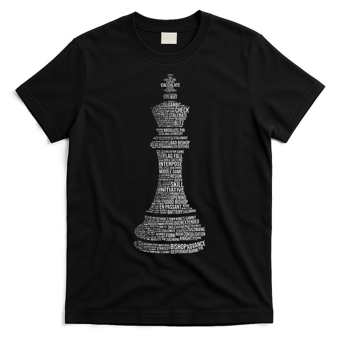 Chess Words Chess Club Chess Player Chess Lover T-Shirt