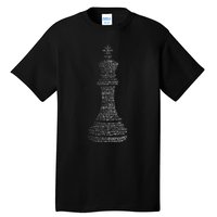 Chess Words Chess Club Chess Player Chess Lover Tall T-Shirt