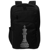 Chess Words Chess Club Chess Player Chess Lover Impact Tech Backpack