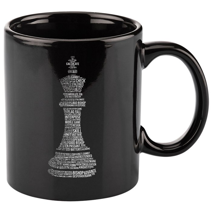 Chess Words Chess Club Chess Player Chess Lover 11oz C Handle Ceramic Mug