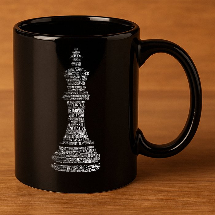 Chess Words Chess Club Chess Player Chess Lover 11oz C Handle Ceramic Mug