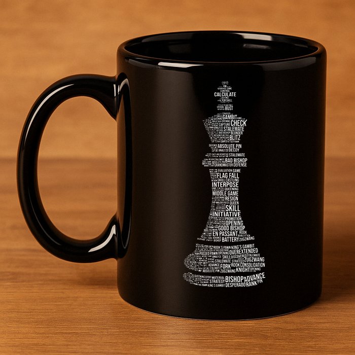 Chess Words Chess Club Chess Player Chess Lover 11oz C Handle Ceramic Mug
