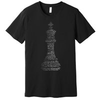 Chess Words Chess Club Chess Player Chess Lover Premium T-Shirt