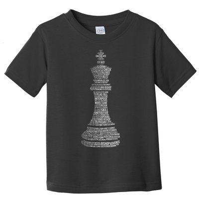 Chess Words Chess Club Chess Player Chess Lover Toddler T-Shirt