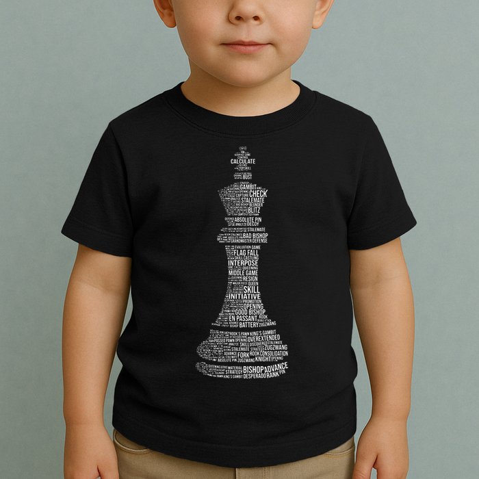 Chess Words Chess Club Chess Player Chess Lover Toddler T-Shirt