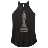 Chess Words Chess Club Chess Player Chess Lover Women's Perfect Tri Rocker Tank