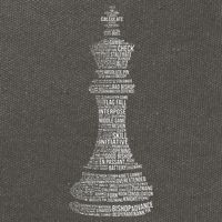 Chess Words Chess Club Chess Player Chess Lover Cotton Canvas Backpack