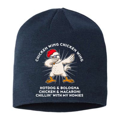 Chicken Wing Chicken Wing Song Lyric Hot Dog Bologna Sustainable Beanie