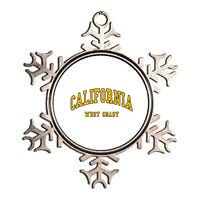 California West Coast Throwback Metallic Star Ornament