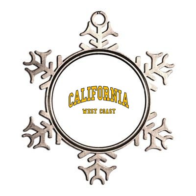 California West Coast Throwback Metallic Star Ornament