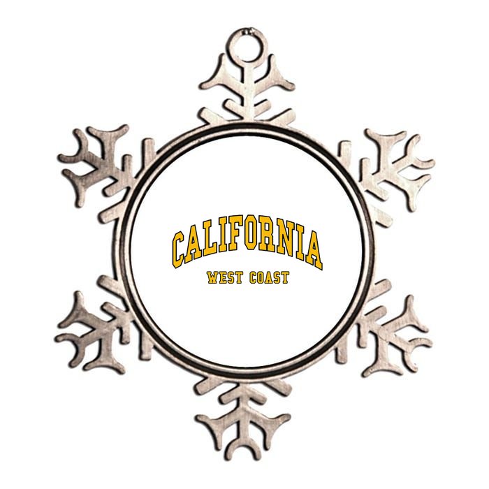 California West Coast Throwback Metallic Star Ornament