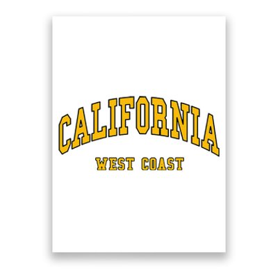 California West Coast Throwback Poster