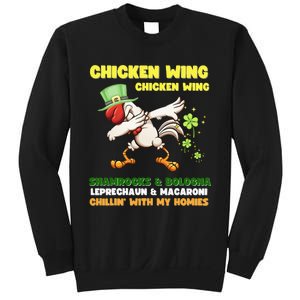 Chicken Wing Chicken Wing Song Hot Dog Bologna St Pattys Day Sweatshirt