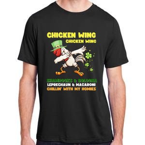 Chicken Wing Chicken Wing Song Hot Dog Bologna St Pattys Day Adult ChromaSoft Performance T-Shirt