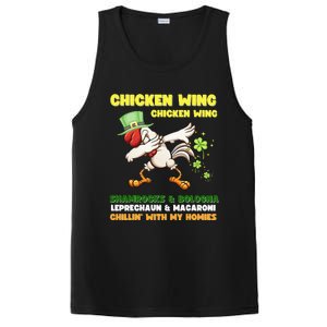 Chicken Wing Chicken Wing Song Hot Dog Bologna St Pattys Day PosiCharge Competitor Tank