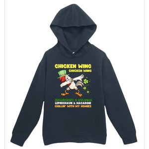 Chicken Wing Chicken Wing Song Hot Dog Bologna St Pattys Day Urban Pullover Hoodie