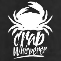 Crab Whisperer Crabs Crabber Crabbing Fishing 7 Panel Mesh Trucker Snapback Hat