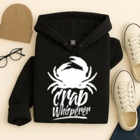 Crab Whisperer Crabs Crabber Crabbing Fishing Hoodie