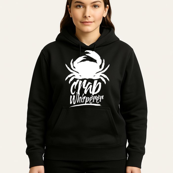 Crab Whisperer Crabs Crabber Crabbing Fishing Hoodie