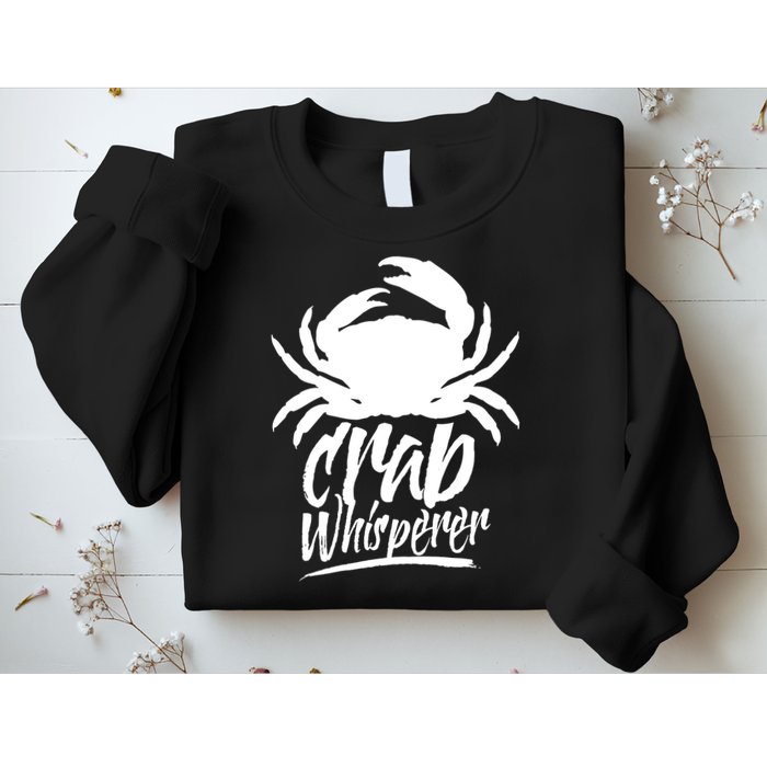 Crab Whisperer Crabs Crabber Crabbing Fishing Sweatshirt