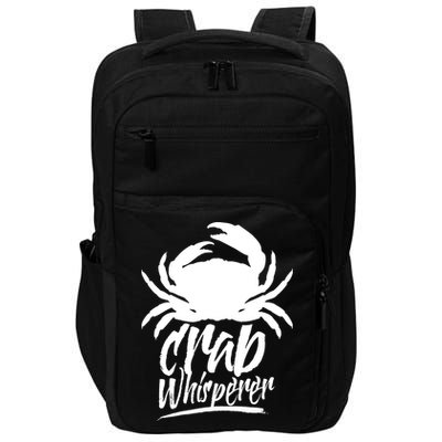 Crab Whisperer Crabs Crabber Crabbing Fishing Impact Tech Backpack