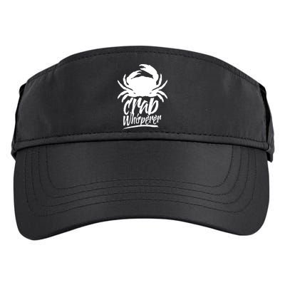 Crab Whisperer Crabs Crabber Crabbing Fishing Adult Drive Performance Visor
