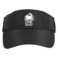 Crab Whisperer Crabs Crabber Crabbing Fishing Adult Drive Performance Visor