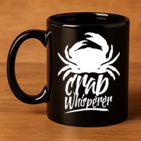 Crab Whisperer Crabs Crabber Crabbing Fishing 11oz C Handle Ceramic Mug