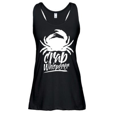 Crab Whisperer Crabs Crabber Crabbing Fishing Ladies Essential Flowy Tank