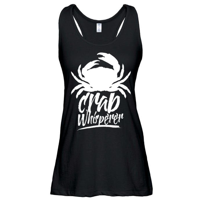Crab Whisperer Crabs Crabber Crabbing Fishing Ladies Essential Flowy Tank