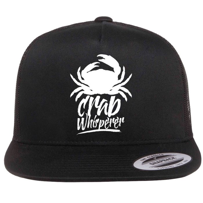 Crab Whisperer Crabs Crabber Crabbing Fishing Flatbill Hat