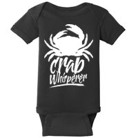 Crab Whisperer Crabs Crabber Crabbing Fishing Baby Bodysuit
