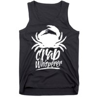 Crab Whisperer Crabs Crabber Crabbing Fishing Tank Top