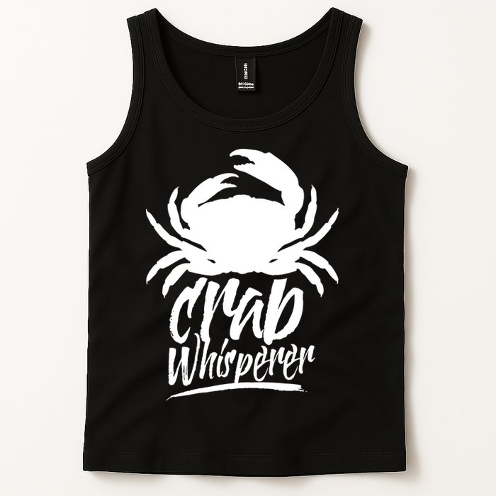 Crab Whisperer Crabs Crabber Crabbing Fishing Tank Top