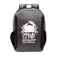 Crab Whisperer Crabs Crabber Crabbing Fishing Vector Backpack