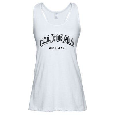 California West Coast Throwback Design Classic Ladies Essential Flowy Tank