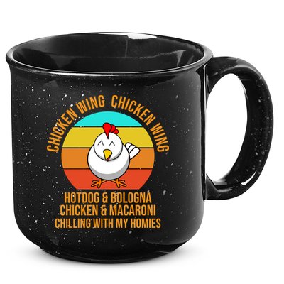 Chicken Wing Chicken Wing Hot Dog And Bologna 15oz Campfire Ceramic Mug