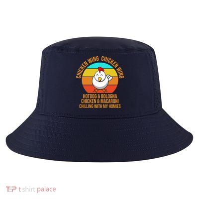 Chicken Wing Chicken Wing Hot Dog And Bologna Cool Comfort Performance Bucket Hat